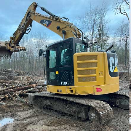 excavation at Kilworthy construction